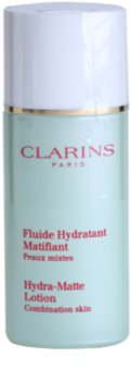 Clarins Truly Matte nyugtató és hidratáló fluid a fénylő arcbőr és a kitágult pórusok ellen