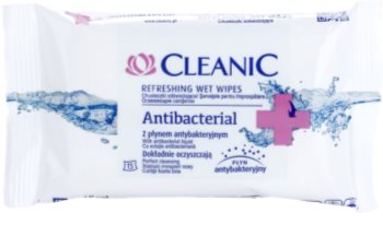 Cleanic Antibacterial frissítő nedves törlőkendők