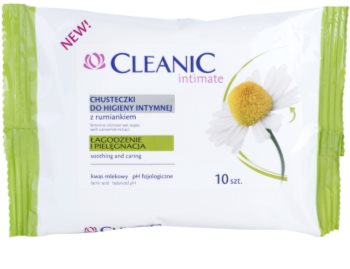 Cleanic Intimate ubrousky pro intimní hygienu s heřmánkem