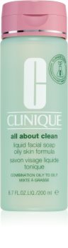 Clinique 3 Steps tekoče milo za mastno in mešano kožo