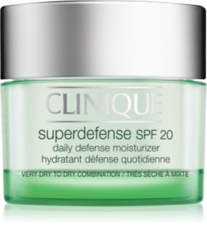 Clinique Superdefense Hydraterende en Bescherming Dagcrème voor Droge en Gemengde Huid