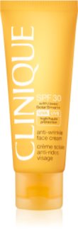 Clinique Sun крем для засмаги обличчя з ефектом корекції зморшок SPF 30