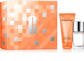 clinique happy ekstrakt perfum 75 ml   zestaw 