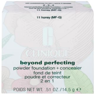Clinique Beyond Perfecting machiaj sub formă de pudră cu corectorul 2 in 1