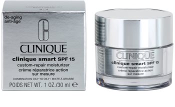 Clinique Clinique Smart feuchtigkeitsspendende Tagescreme gegen Falten für fettige Haut LSF 15