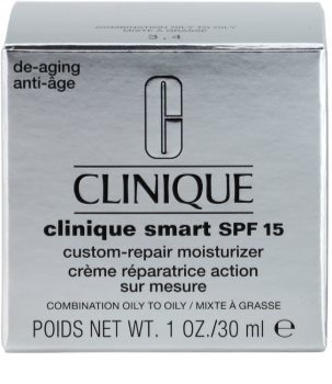 Clinique Clinique Smart feuchtigkeitsspendende Tagescreme gegen Falten für fettige Haut LSF 15