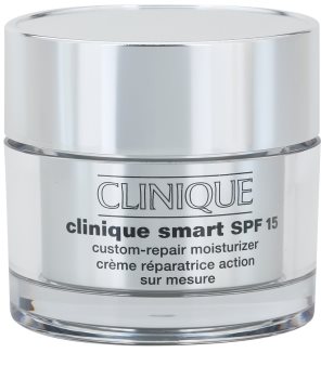 Clinique Clinique Smart crema anti-rid hidratanta pentru ten uscat și combinat crema anti-rid hidratanta pentru ten uscat și foarte uscat SPF 15