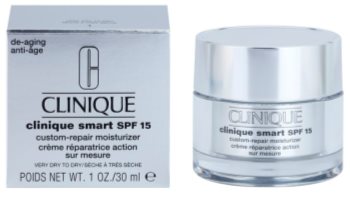 Clinique Clinique Smart denní hydratační krém proti vráskám pro suchou až velmi suchou pleť SPF 15
