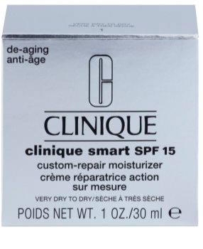 Clinique Clinique Smart denní hydratační krém proti vráskám pro suchou až velmi suchou pleť SPF 15