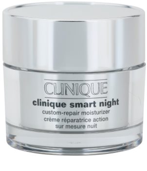 Clinique Clinique Smart creme hidratante de noite antirrugas para pele seca e mista