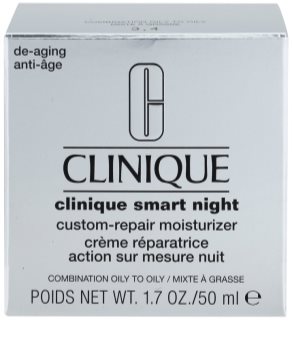 Clinique Clinique Smart vlažilna nočna krema proti gubam za mešano do mastno kožo