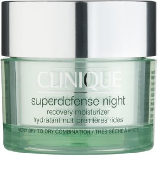 Clinique Superdefense crema de noapte hidratanta impotriva primelor semne de imbatranire ale pielii