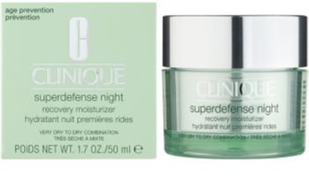 Clinique Superdefense Moisturizing Night Cream Against The First Signs of Skin Aging