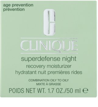 Clinique Superdefense Moisturising Anti-Wrinkle Night Cream for Oily and Combiantion Skin