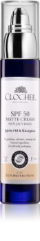 Clochee Sun Protection creme com barreira de proteção para o rosto SPF 50