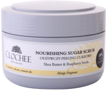 Clochee Simply Organic Zucker-Peeling für den Körper