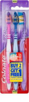 Colgate Zig Zag Medium Toothbrushes 3 pcs