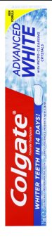 Colgate Advanced White bělicí pasta proti skvrnám na zubní sklovině