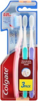 Colgate Slim Soft Ultra Compact Zahnbürste Soft 3 pc