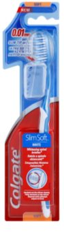 Colgate Slim Soft White zubní kartáček s cestovní krytkou soft