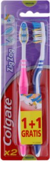 Colgate Zig Zag cepillo de dientes medio 2 uds