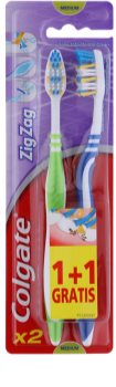 Colgate Zig Zag brosses à dents medium 2 pcs