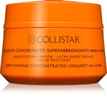 Collistar Sun No Protection konzentrierte Salbe zum Bräunen ohne Schutzfaktor