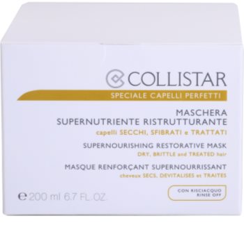 Collistar Special Perfect Hair hranilna regeneracijska maska za suhe in krhke lase