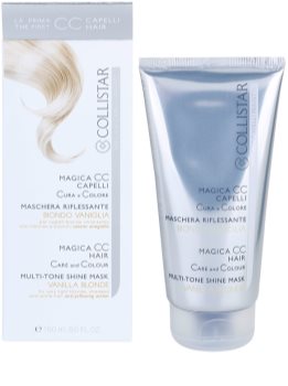 Collistar Magica CC máscara nutritiva com cor para cabelo loiro muito claro, com madeixas ou cabelo branco