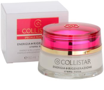 Collistar Special First Wrinkles crema de noapte regeneratoare pentru fermitate pentru piele sensibila