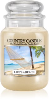 Country Candle Life's a Beach vonná sviečka 652 g