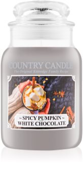 Country Candle Spicy Pumpkin White Chocolate vonná sviečka 652 g