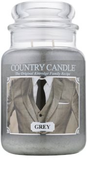 Country Candle Grey lumânare parfumată 652 g