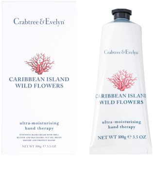 Crabtree & Evelyn Caribbean Island Wild Flowers Feuchtigkeitscreme für die Hände