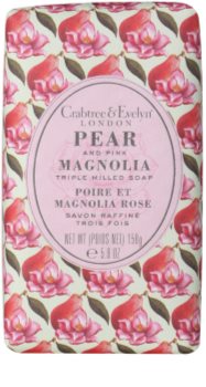 Crabtree & Evelyn Pear & Pink Magnolia sabonete sólido com efeito hidratante