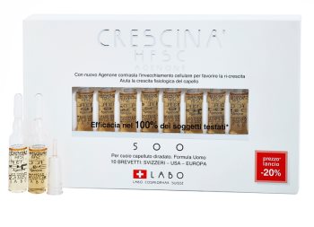 Crescina HFSC AGENONE 500 ampola contra a queda de cabelo intermedia para homens