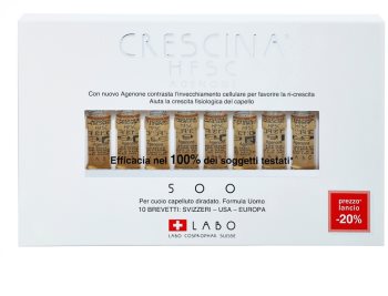 Crescina HFSC AGENONE 500 ampola contra a queda de cabelo intermedia para homens