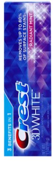 Crest 3D White Radiant Mint Toothpaste For Pearly White Teeth
