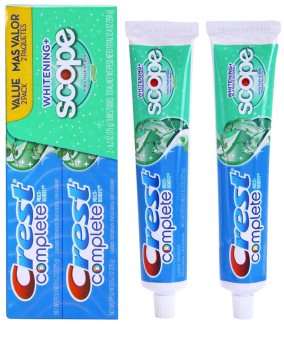 Crest Complete Scope Whitening+ паста за зъби с избелващ ефект