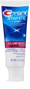 Crest 3D White Luxe Glamorous White bleichende Zahnpasta mit Fluor