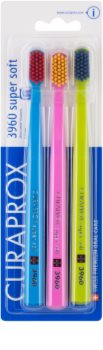 Curaprox 3960 Super Soft escovas de dentes 3 unidades