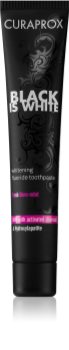 Curaprox Black is White dentifricio sbiancante con carbone attivo e idrossiapatite