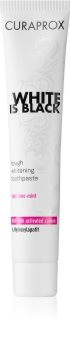 Curaprox White is Black dentifricio sbiancante con carbone attivo e idrossiapatite