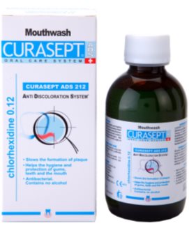 Curaprox Curasept ADS 212 bain de bouche antibactérien contre la gingivite et la parodontite