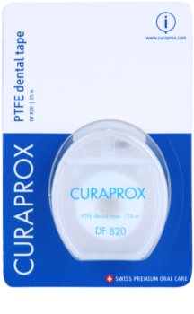 Curaprox PTFE Dental Tape DF 820 лента за зъби с тефлоново покритие