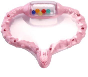 Curaprox Curababy anneau de dentition avec brosse de massage et hochet