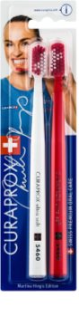 Curaprox 5460 Ultra Soft Martina Hingis Edition Toothbrushes, 2 pcs