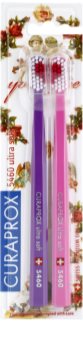Curaprox 5460 Ultra Soft With Love escovas de dentes 2 unidades