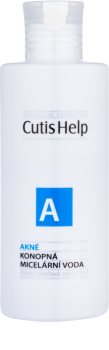 CutisHelp Health Care A - Acne apa micelara cu extract de canepa 3 in 1 pentru ten acneic