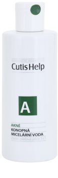 CutisHelp Health Care A - Acne apa micelara cu extract de canepa 3 in 1 pentru ten acneic